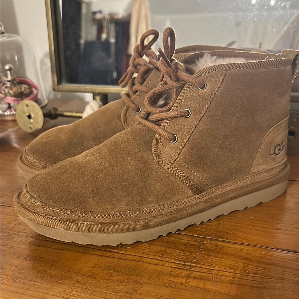 UGG Brown Chukka Boots with Suede Upper